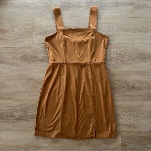 NWT Francesca’s faux suede mini dress